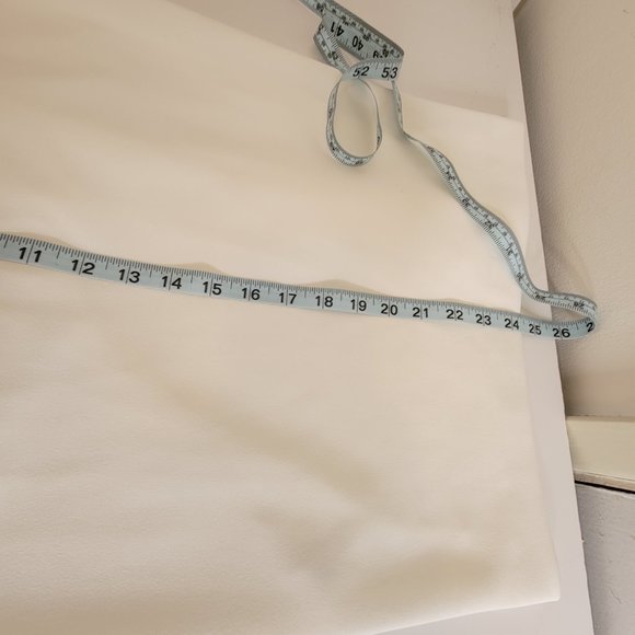 Calvin Klein Bell & Bubble Sleeve Fitted Sheath Dress Size 4 Wht Deep V-Back NWT - Picture 7 of 12